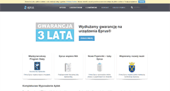 Desktop Screenshot of eprus.pl